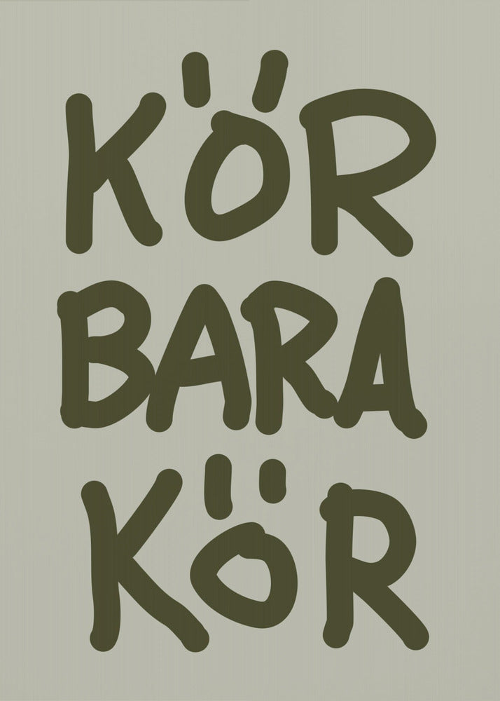 Lauf, einfach lauf | Poster - Kunstdruck