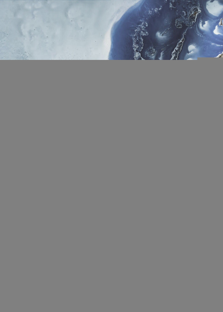 Art zen « Valse des vagues 2 » - Vagues à l'aquarelle | Toile