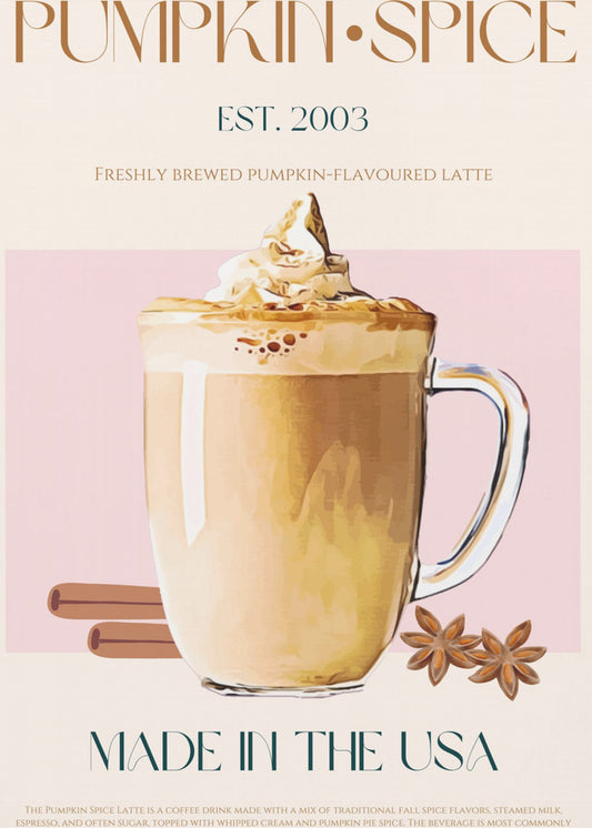 Autumn Latte Delight | Poster