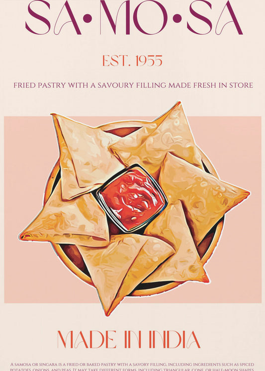 Indian Fried Samosas | Poster