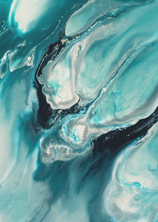 Bleu Océan Turquoise « Bleu Océan » | Toile