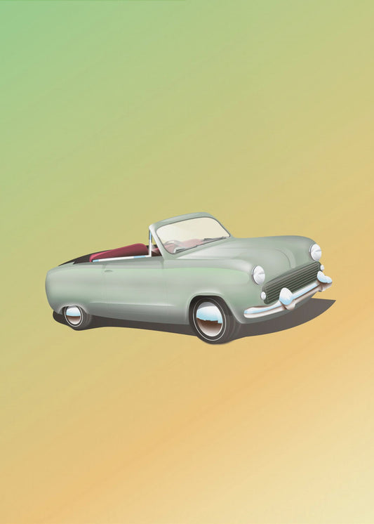 Vintage Convertible Car | Canvas