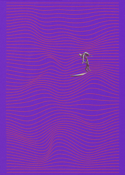 Sur la vague | Toile