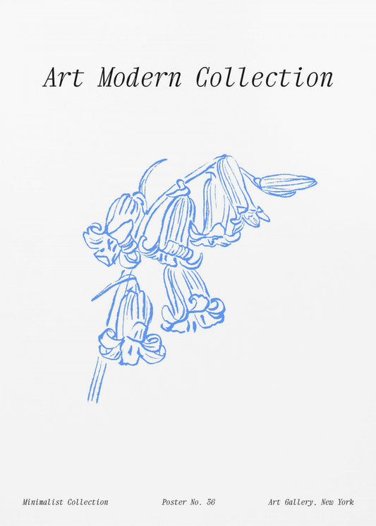 Bluebell Minimalism | Poster