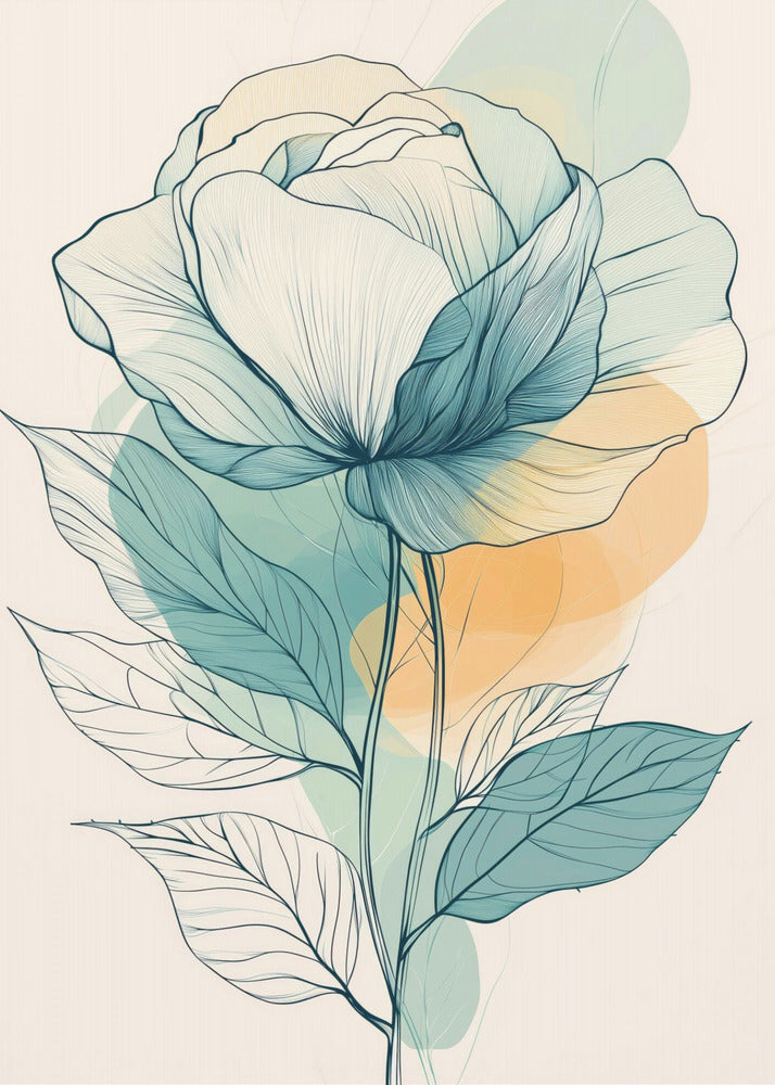 Evergreen Graphic Floral | Poster