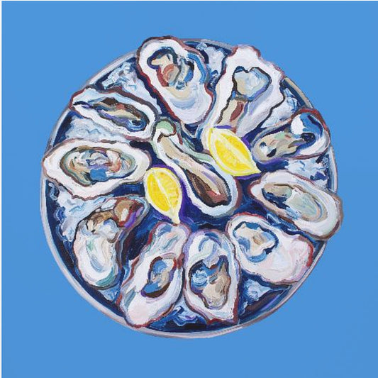 Bordje oesters | Posters - Kunstdrukken
