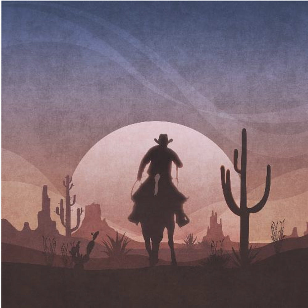 Cowboy Sunset | Canvas
