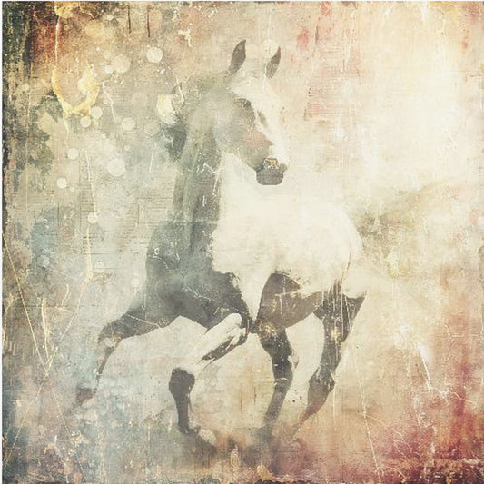 Horse Vintage Art Illustration 07 | Poster
