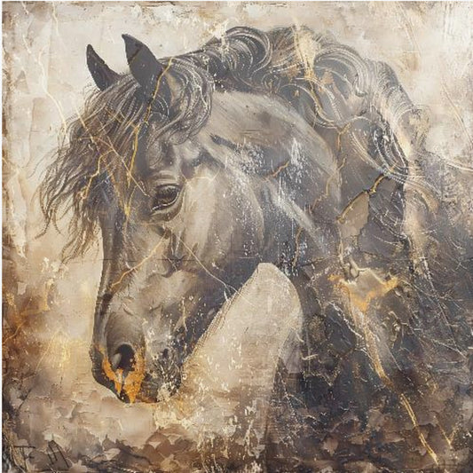 Horse Vintage Art Illustration 11 | Poster