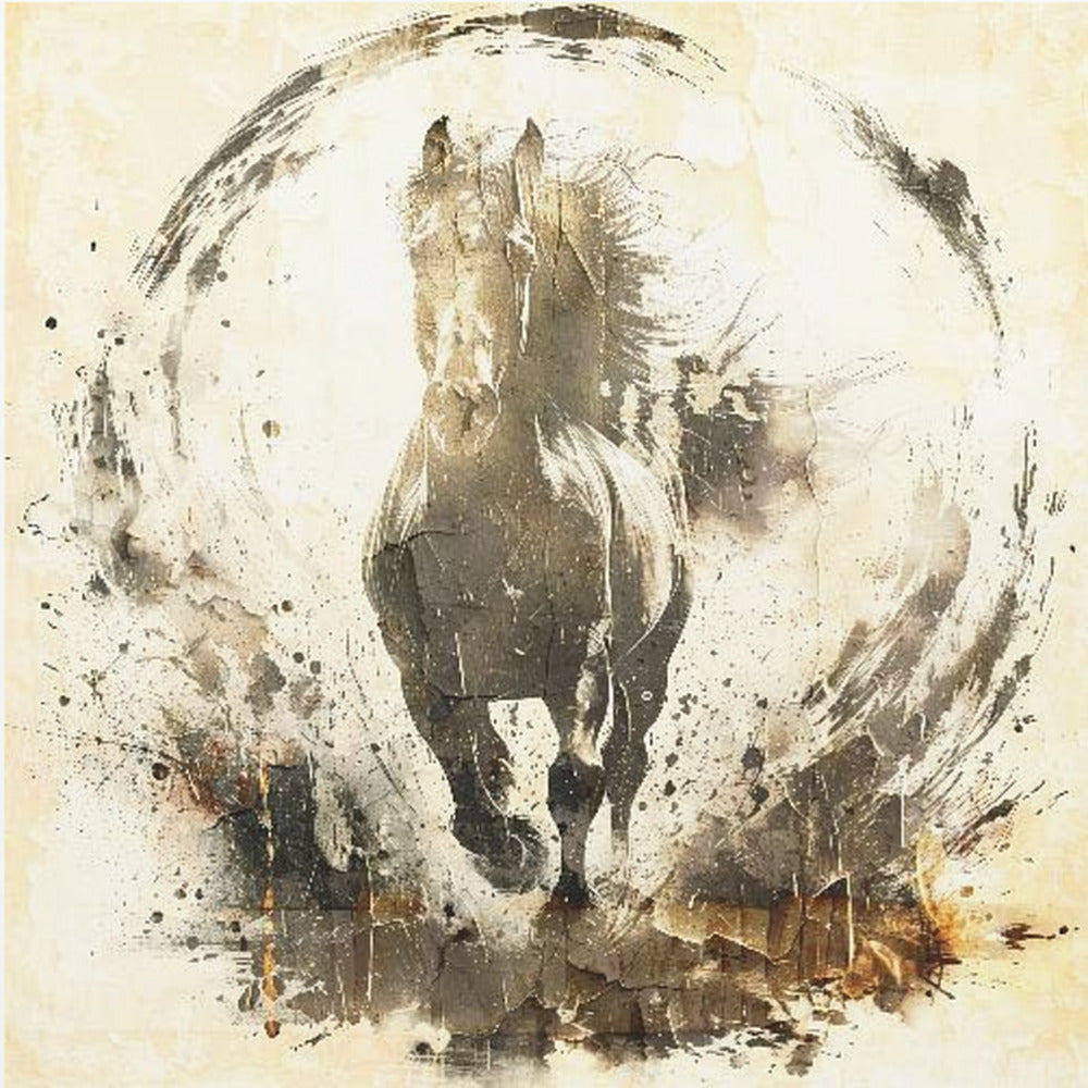 Horse Vintage Art Illustration 14 | Poster