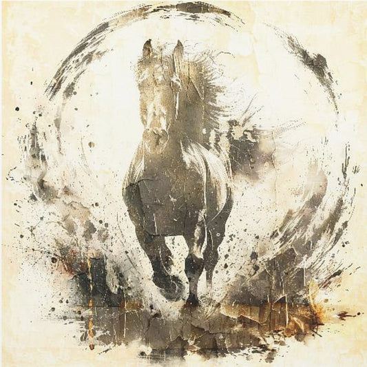 Horse Vintage Art Illustration 14 | Poster