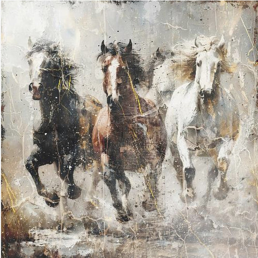 Horse Vintage Art Illustration 15 | Poster