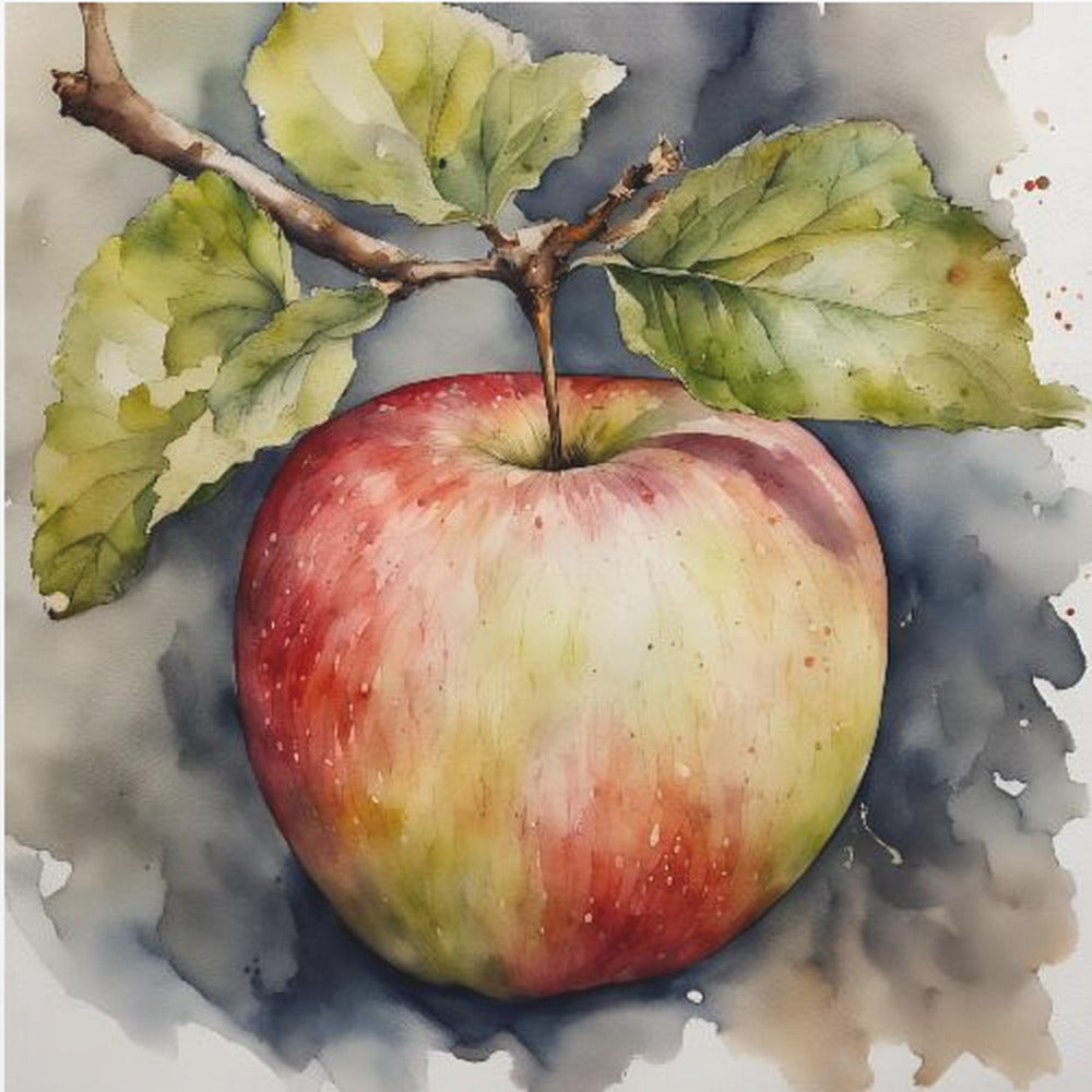 Appel, aquarel | Posters - Kunstdrukken