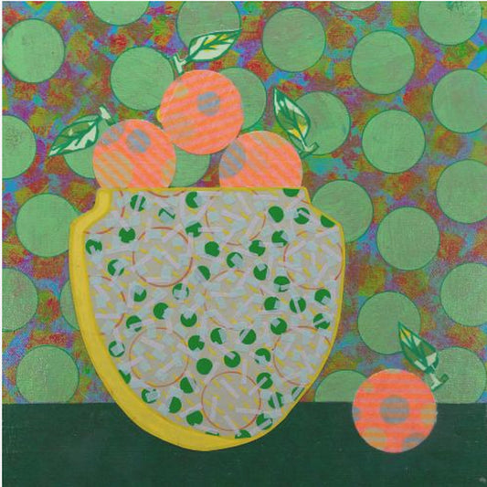 Oranges &amp; Green Dots | Poster